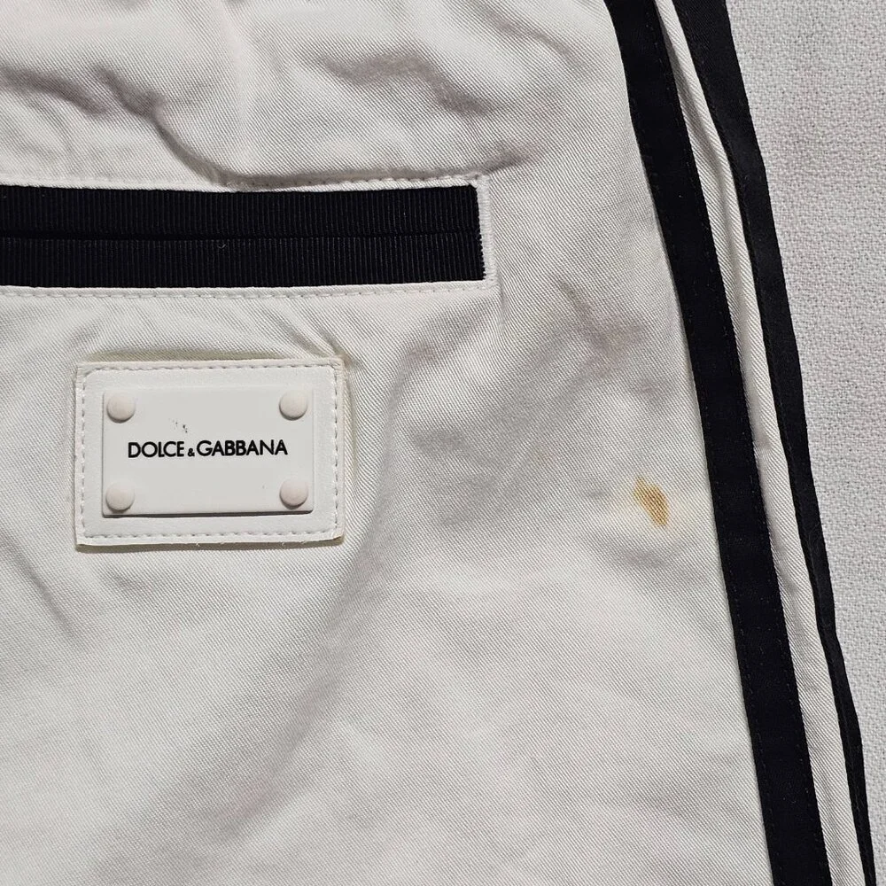 Dolce & Gabbana Kids Trousers Size 4 White 39